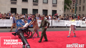 Vietnam Veteran Takeshi Furumoto at Japan Parade 2023. Photo Credit: © 2023 Nir Regev - The Natural Aristocrat®