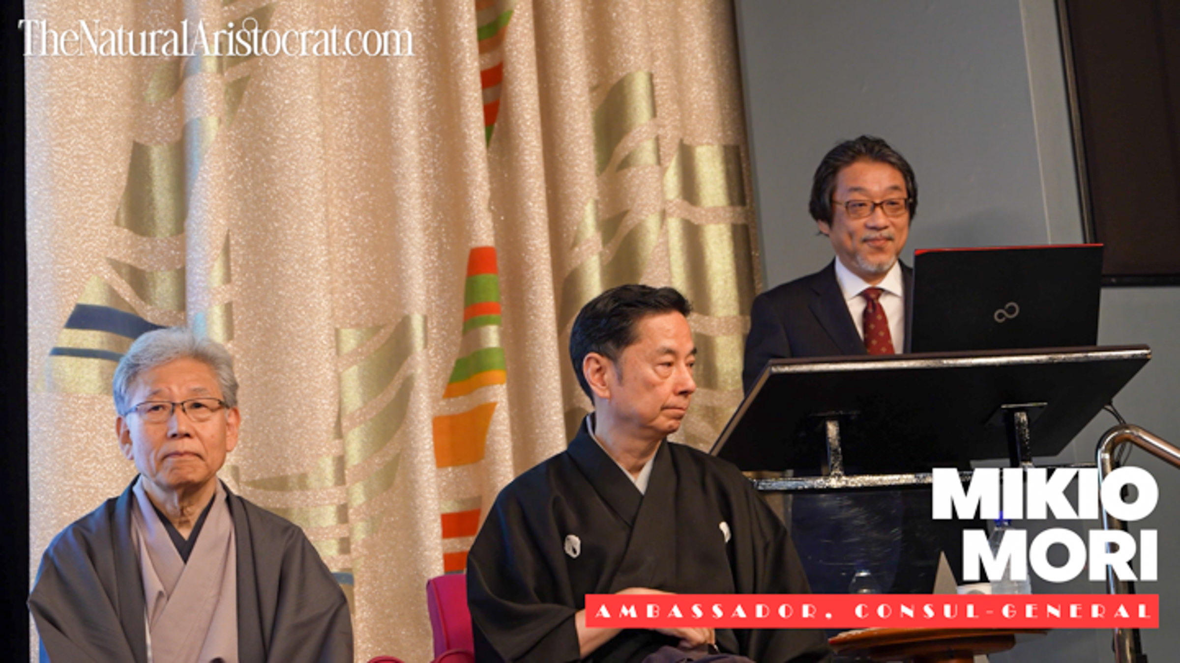 Mikio Mori on Asuka II Cruise Ship. Photo Credit: © Nir Regev / TheNaturalAristocrat.com