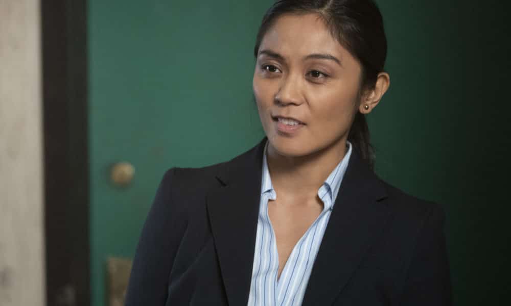 Teresa Lim as Agent Ange Howe in RAY DONOVAN (Season 6, Episode 11, "Never Gonna Give You Up"). - Photo Credit: Mark Schafer/SHOWTIME - Photo ID: RAYDONOVAN_611_491.R.JPG