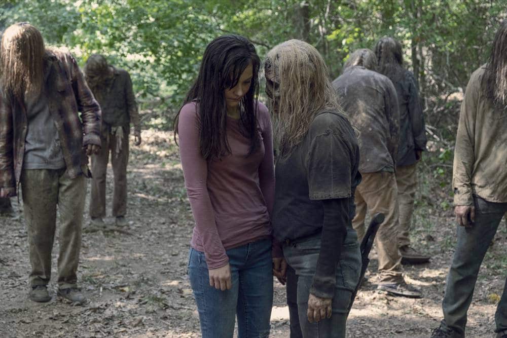 Cassady McClincy as Lydia, Samantha Morton as Alpha - The Walking Dead _ Season 9, Episode 12 - Photo Credit: Gene Page/AMC