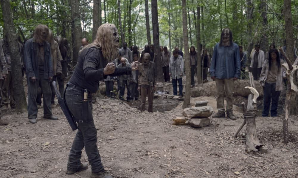 Samantha Morton as Alpha - The Walking Dead _ Season 9, Episode 12 - Photo Credit: Gene Page/AMC