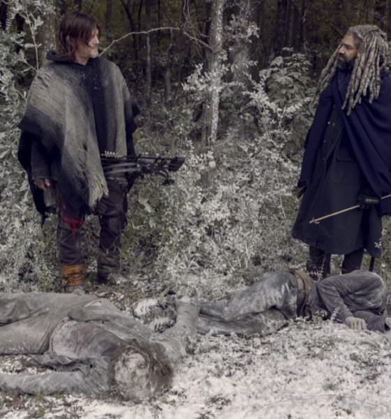Norman Reedus as Daryl Dixon, Khary Payton as Ezekiel - The Walking Dead _ Season 9, Episode 16 - Photo Credit: Gene Page/AMC