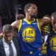 NBA Finals Game 5 -Kevin Durant post-achilles injury helped to the locker room by fellow teammate Andre Iguodala of the Golden State Warriors