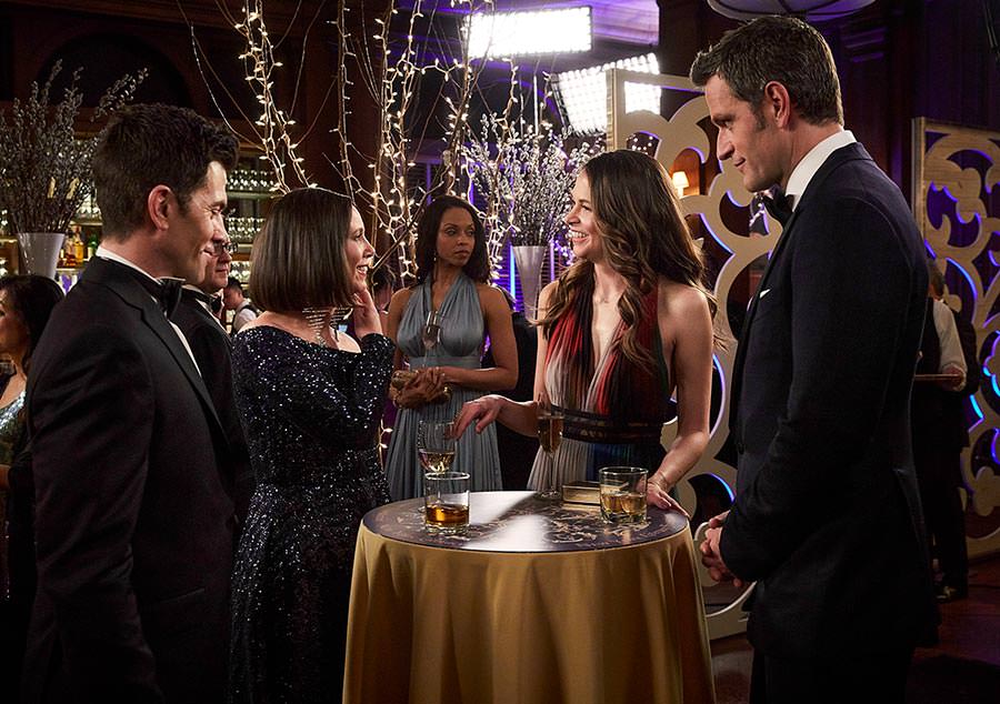 Younger Season 6 Episode 2 recap "Flush with Love" - Pictured from Left to Right: Chris Tardio as Enzo, Miriam Shor as	Diana Trout, Sutton Foster as Liza Miller, and Peter Hermann as Charles Brooks - Photo Credit: TV Land