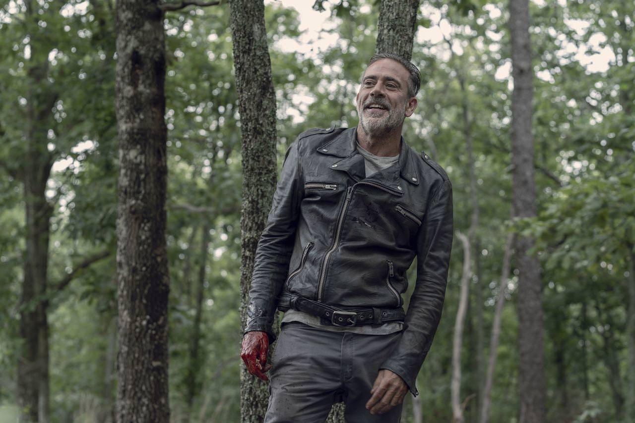 Jeffrey Dean Morgan as Negan; single - The Walking Dead _ Season 10, Episode 6 - Photo Credit: Jace Downs/AMC