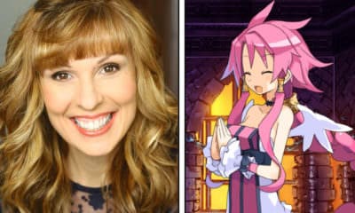 Anime NYC 2019 Interview - Pictured: Carrie Savage on left, Disgaea 4 Complete+'s Artina / Vulcanus on right - Photo and Art Credit: Carrie Savage / NIS America