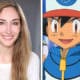 Anime NYC 2019 Interview - Pictured: Sarah Natochenny on left, Pokémon's Ash Ketchum and Pikachu on right - Photo and Art Credit: Sarah Natochenny / The Pokémon Company International