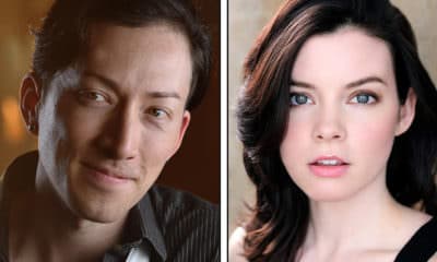 Anime NYC 2019 Interview - Pictured: Sword Art Online's Todd Haberkorn on left, Cherami Leigh on right - Photo Credit: Todd Haberkorn / Paul Smith Photography