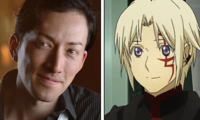 Anime NYC 2019 Interview - Pictured: Todd Haberkorn on left, D.Gray-man's Allen Walker on right - Photo and Art Credit: Todd Haberkorn / Funimation