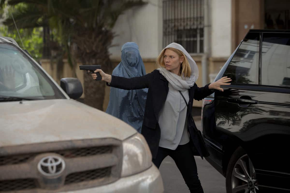Homeland Season 8 Episode 4 - Claire Danes as Carrie Mathison in HOMELAND, "Chalk One Up". Photo Credit: Sifeddine Elamine/SHOWTIME