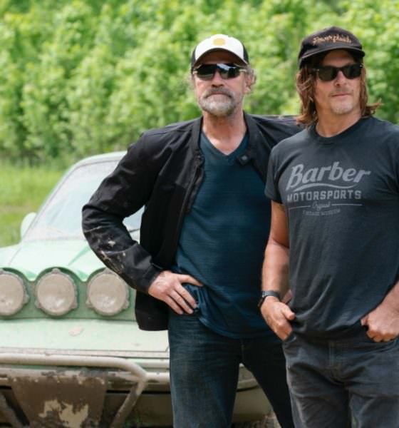 Ride with Norman Reedus - Season 4 Premiere - Georgia with Rooker - Pictured from left to right (L-R): Michael Rooker and Norman Reedus in Episode 1. - Photo Credit: Jace Downs/AMC