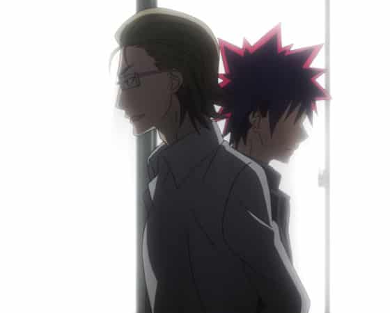 Food Wars! Season 3 Episode 7 (The Third Plate) - "The Academy Falls" -Pictured: Etsuya Eizan and Sōma Yukihira - Art Credit: Sentai Filmworks via VRV's HIDIVE Channel