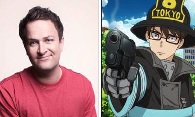 Christopher Wehkamp (left) Takehisa Hinawa (right) from Fire Force - Photo Credit: Christopher Wehkamp / Funimation