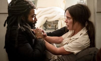 Katie McGuinness as Josie Wellstead and Daveed Diggs as Andre Layton on TNT's Snowpiercer TV Series - Season 1 Episode 6 "Trouble Comes Sideways" - Photo Credit: Justina Mintz