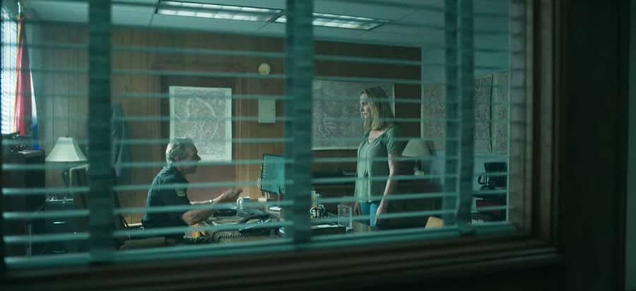 Robert C. Treveiler as Sheriff Nix and Lisa Emery as Darlene Snell in Ozark Season 3 Episode 1 "Wartime" - Screenshot Photo via Netflix