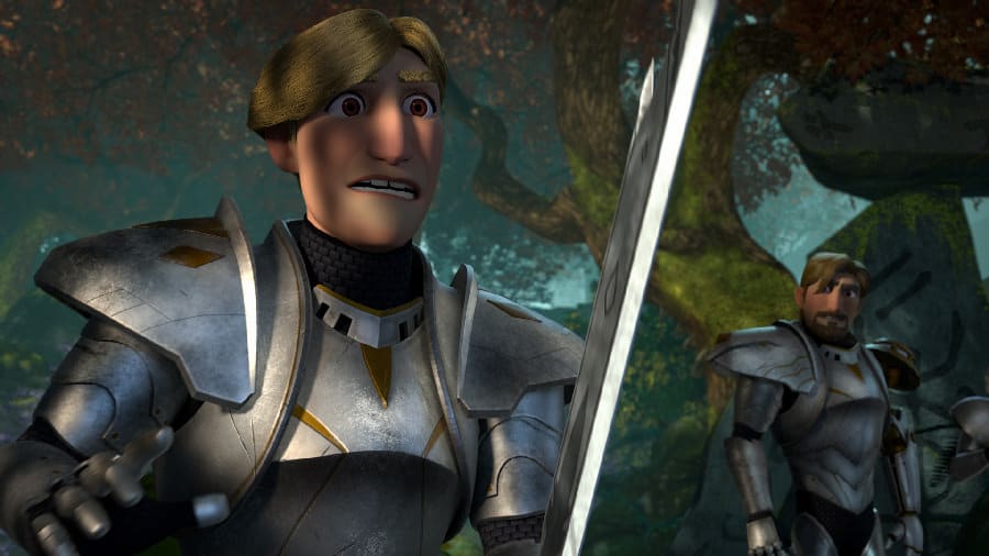 Steve and Lancelot in Wizards: Tales of Arcadia - Photo Credit: Netflix / Dreamworks