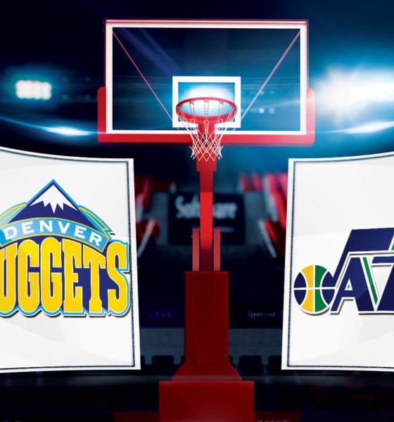 NBA Live Stream: How to watch Denver Nuggets vs Utah Jazz - NBA Playoffs Watch Game 5 Online - Team Logos Credit: NBA