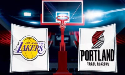NBA Live Stream: How to watch Los Angeles Lakers vs Portland Trail Blazers - NBA Playoffs: Game 5 Online - Team Logos Credit: NBA