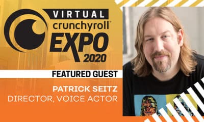One Piece voice actor Patrick Seitz Promo Poster for Virtual Crunchyroll Expo 2020 - Photo Credit: Crunchyroll