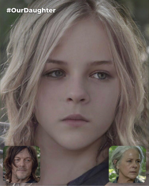Daryl Dixon and Carol Peletier's Fictional Daughter (Daryl Dixon is Dominant Side) [*Non-Canon]