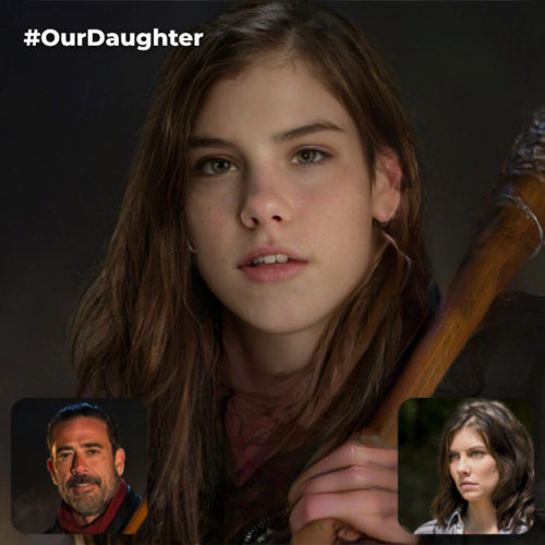 Negan and Maggie Greene's Fictional Daughter (Negan is Dominant Side) [*Non-Canon]