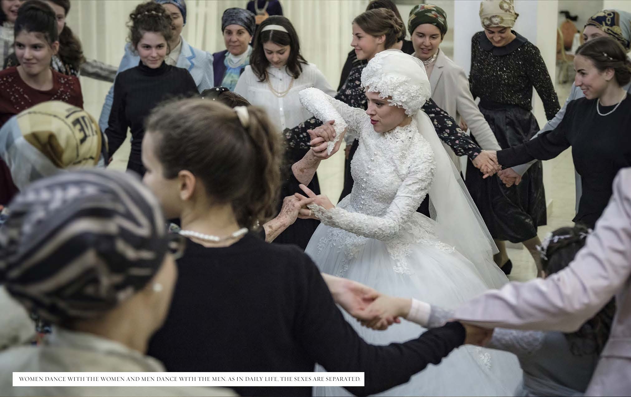 Esther 'Esty' Shapiro in wedding scene on Unorthodox - Photo Credit: Justine Seymour / Anika Molnar / Netflix