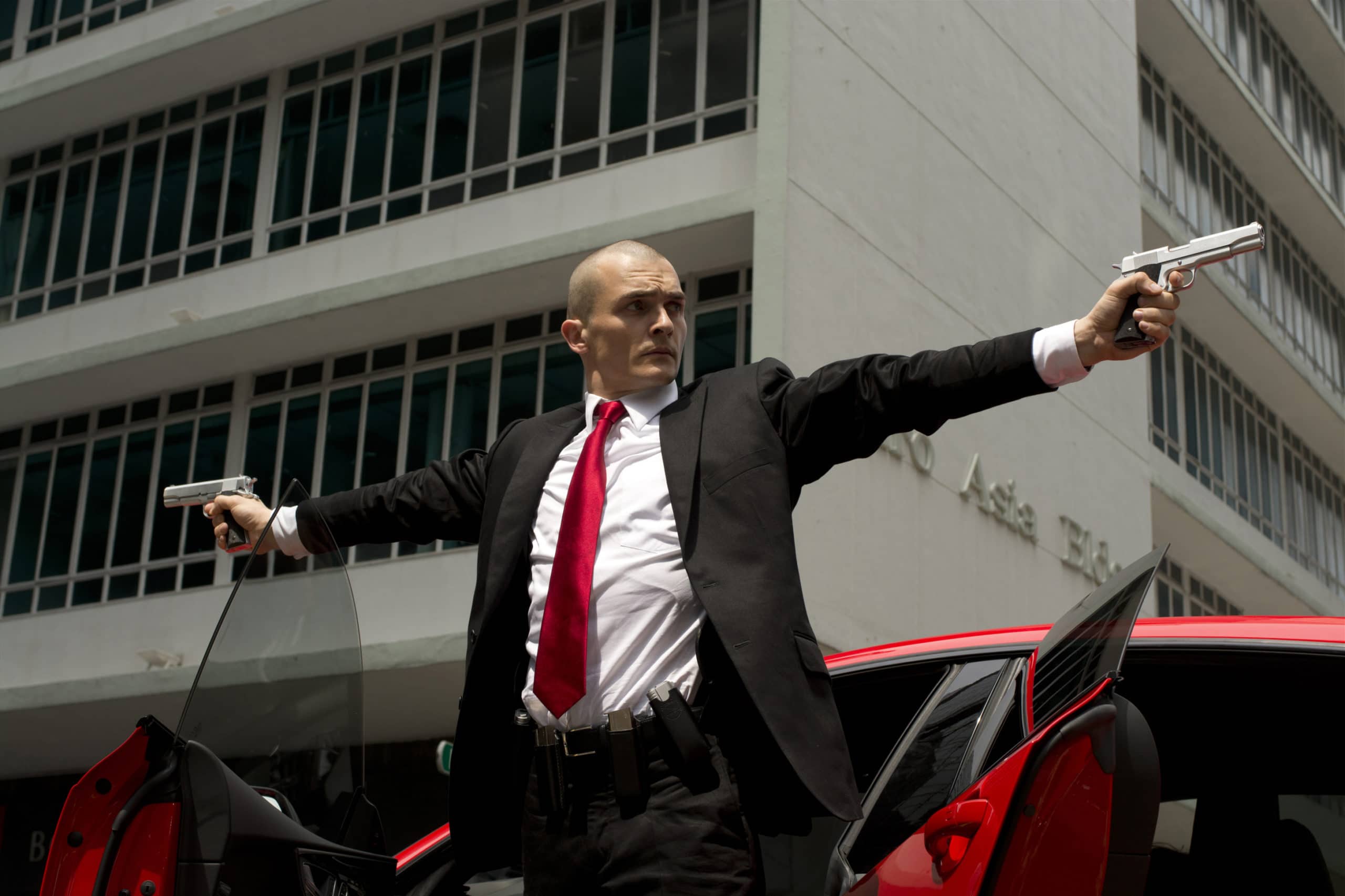 Rupert Friend in Hitman: Agent 47 - Photo provided by costume designer Bina Daigeler - Photo credit: Reiner Bajo//R.Bajo - © TM and © 2014 Twentieth Century Fox Film Corporation. All rights reserved. Not for sale or duplication.
