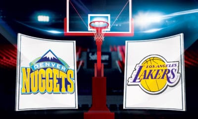NBA Live Stream: How to watch the Denver Nuggets vs the Los Angeles Lakers - NBA Playoff Series Online - Team Logos Credit: NBA