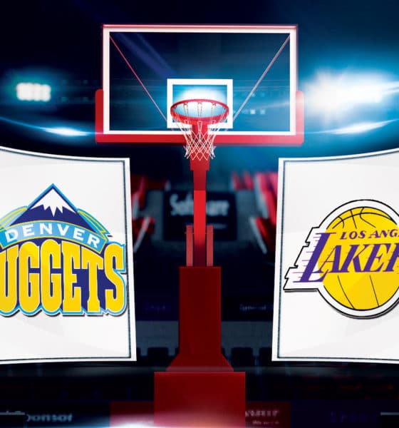 NBA Live Stream: How to watch the Denver Nuggets vs the Los Angeles Lakers - NBA Playoff Series Online - Team Logos Credit: NBA