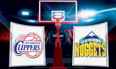 NBA Live Stream: How to watch the Los Angeles Clippers vs Denver Nuggets - NBA Playoffs - Second Round - Watch Online - Team Logos Credit: NBA