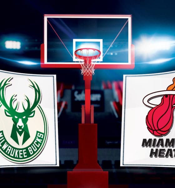 NBA Live Stream: How to watch the Milwaukee Bucks vs Miami Heat - NBA Playoffs Game 2 Online - Team Logos Credit: NBA