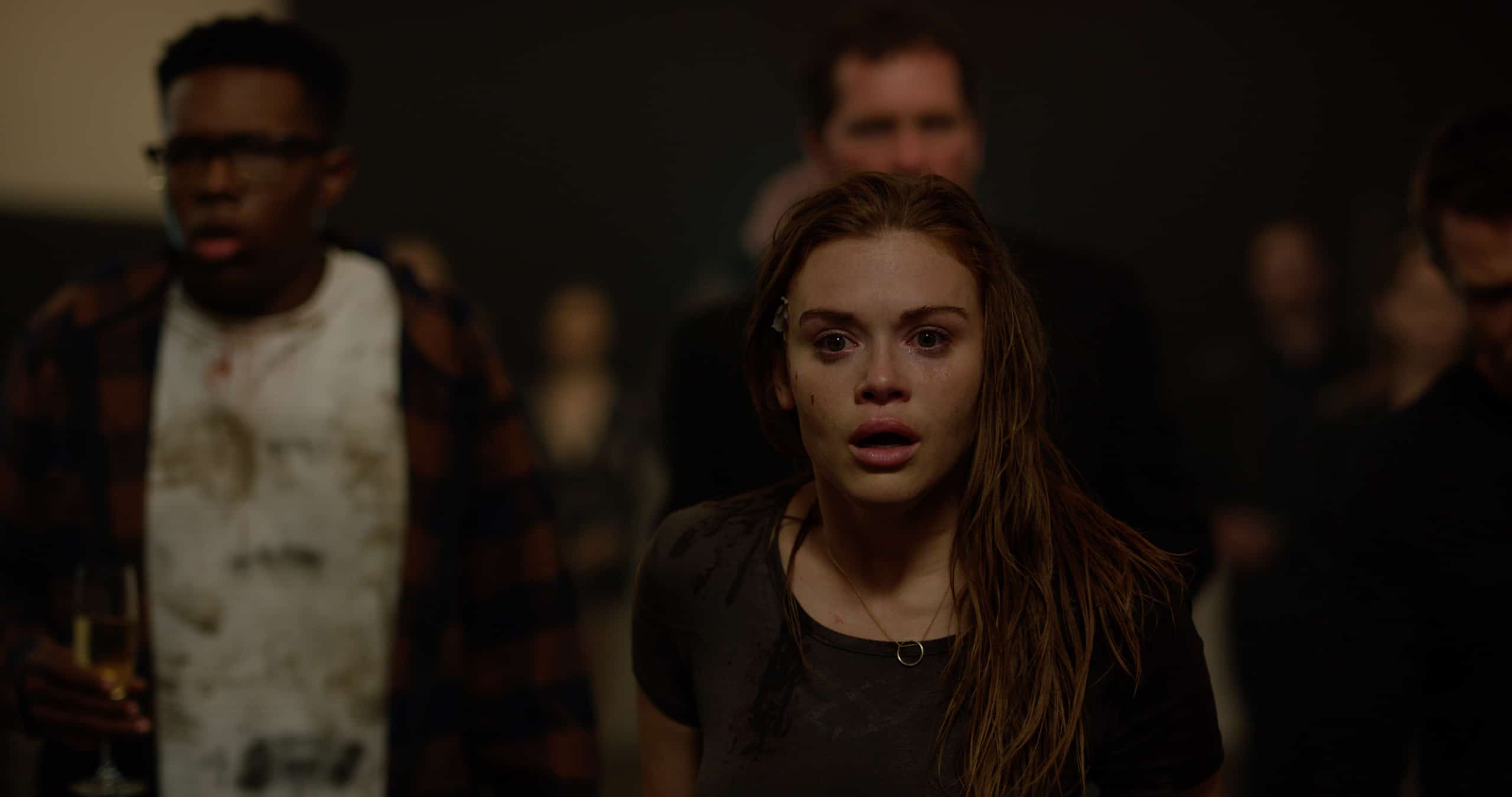 (L-R) Denzel Whitaker as Thomas and Holland Roden as Erin in the horror/thriller film “NO ESCAPE” a Vertical Entertainment release. Photo courtesy of Vertical Entertainment.