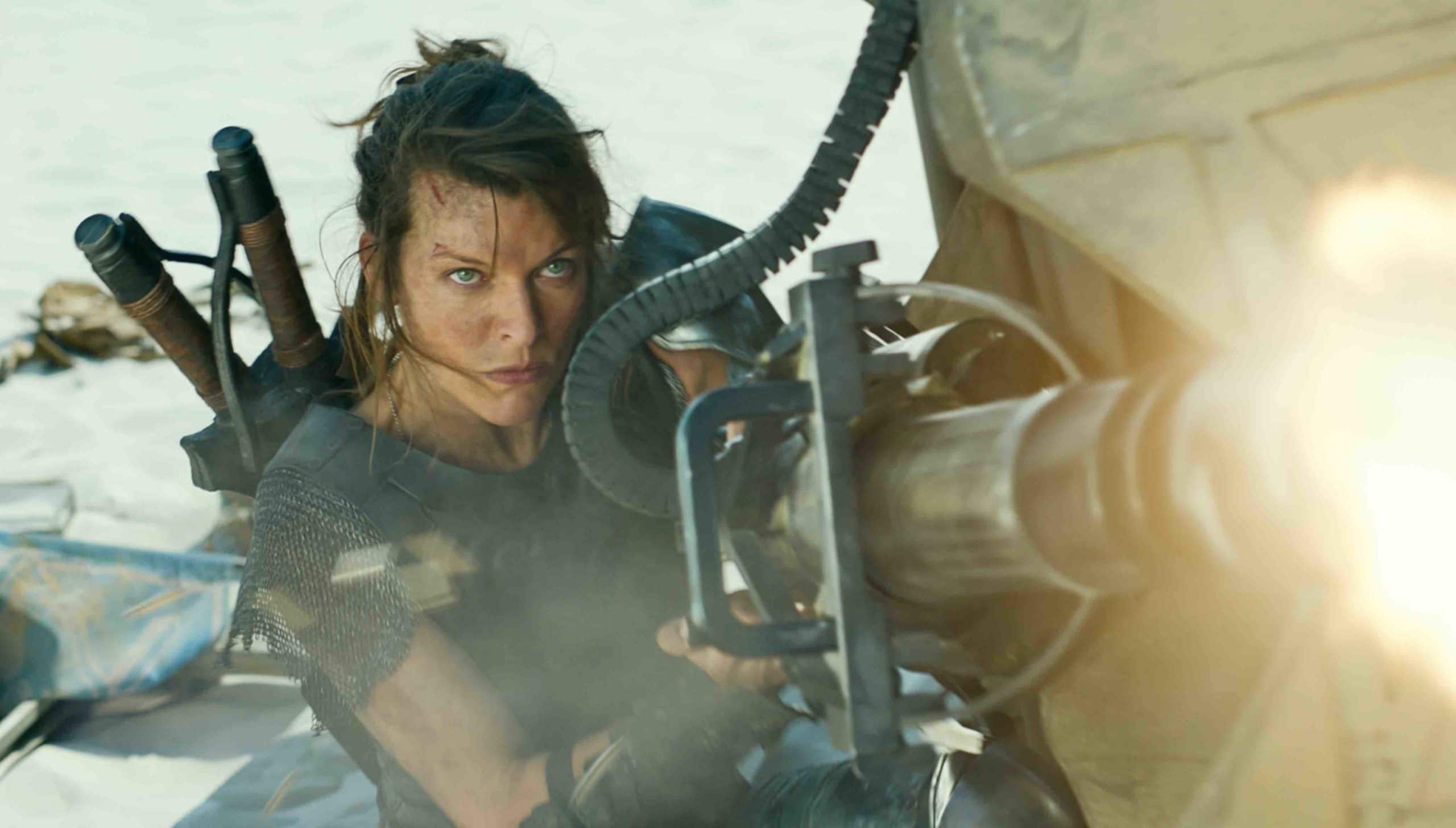 Milla Jovovich as Artemis in Monster Hunter - Photo Credit: Sony Pictures