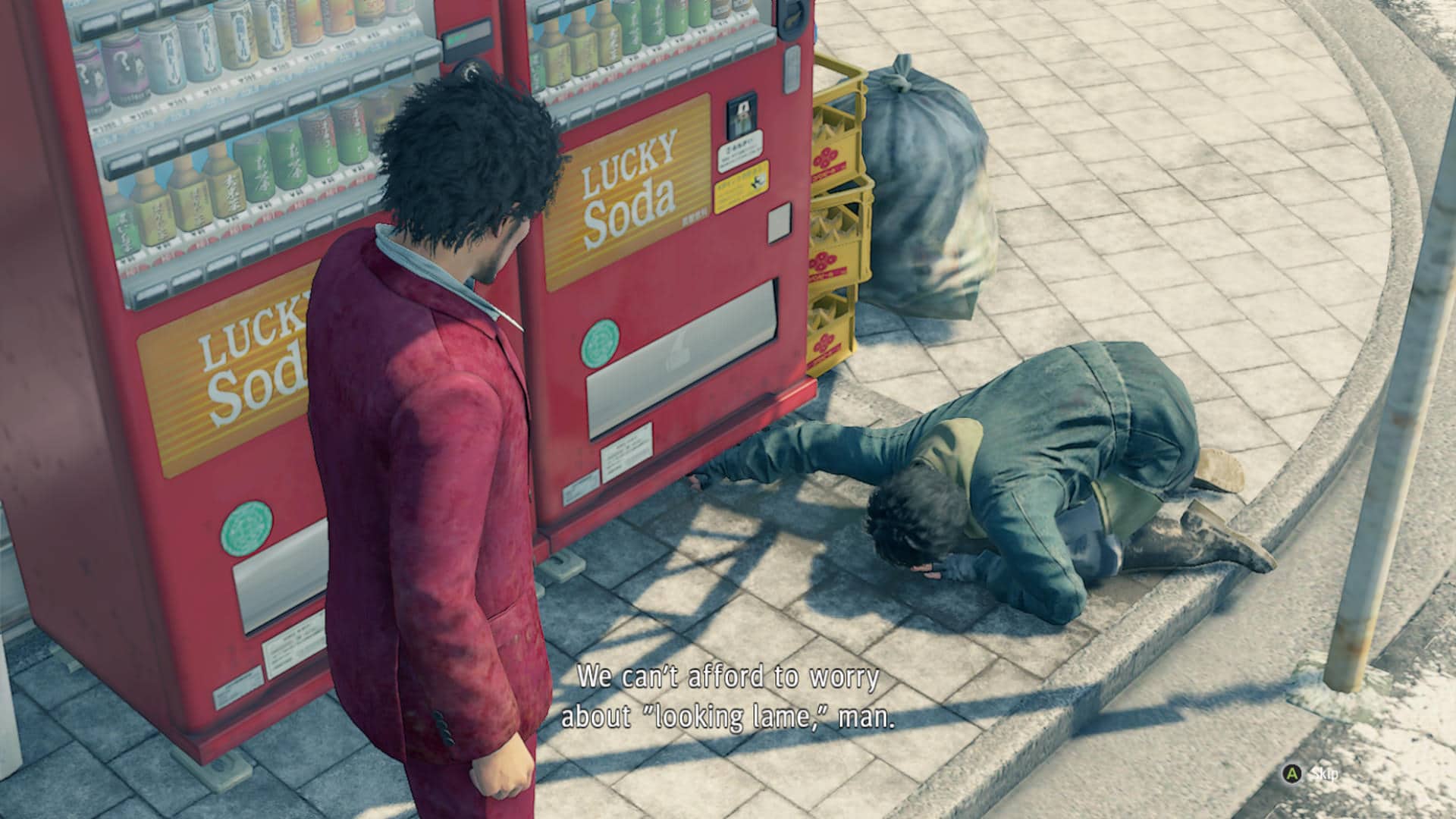 Yakuza: Like A Dragon vending machines