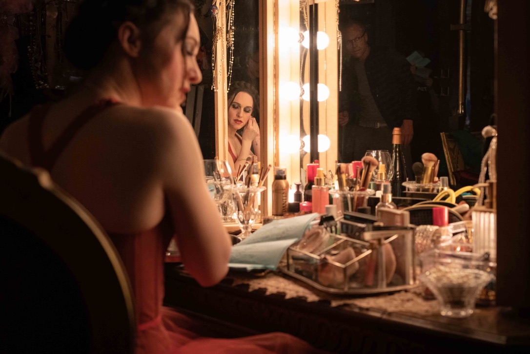 Lena Hall as Miss Audrey - Snowpiercer Backstage Exclusive - Photo Credit: Thomas Burstyn