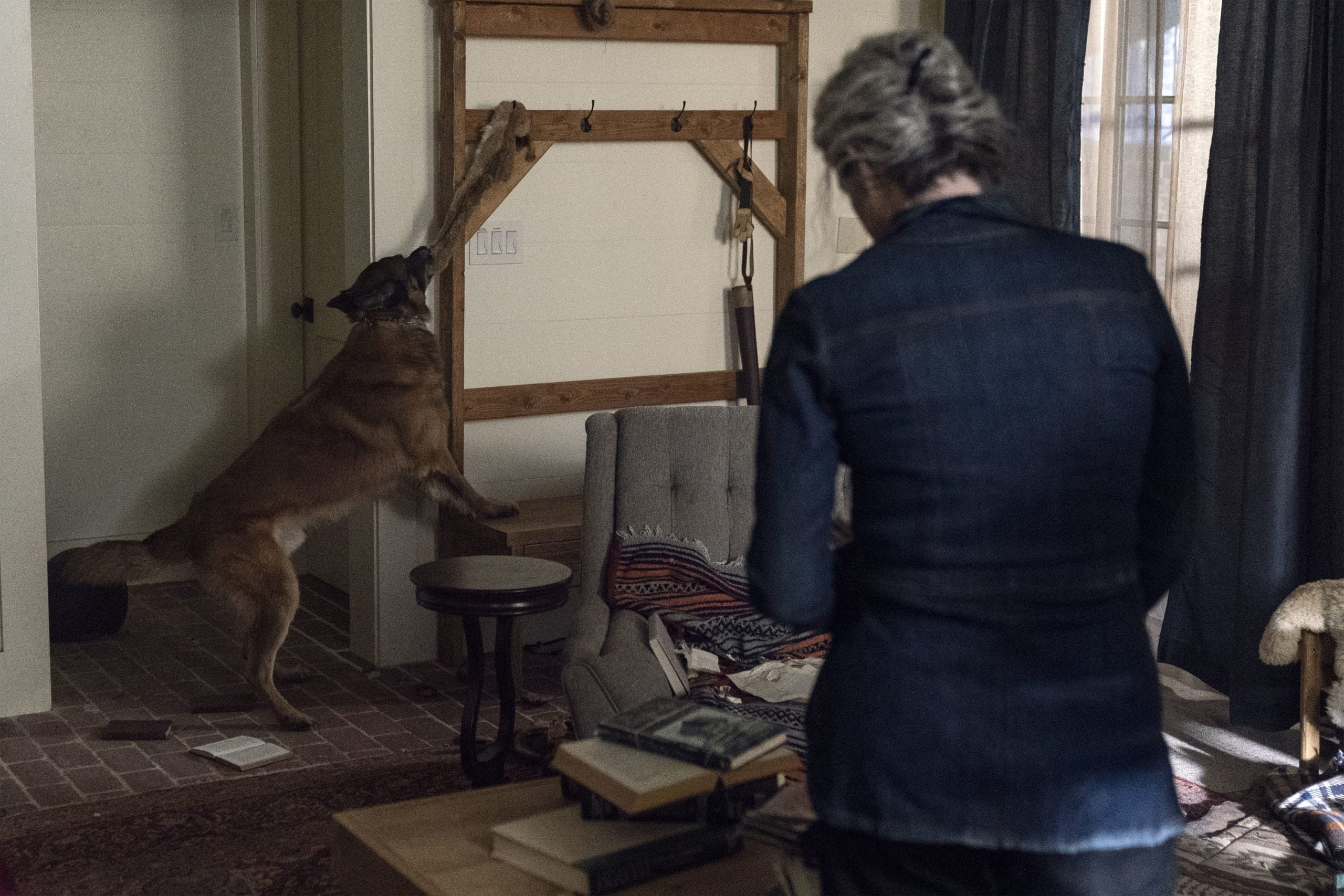 Melissa McBride as Carol Peletier, Dog on The Walking Dead Season 10, Episode 21. - Photo Credit: Eli Ade/AMC
