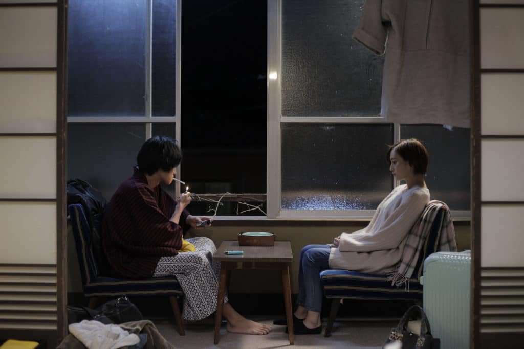 Kisetsu Fujiwara as Yuji Ishi & Minori Hagiwara as Yuki. Photo provided by Japan Cuts Film Festival.