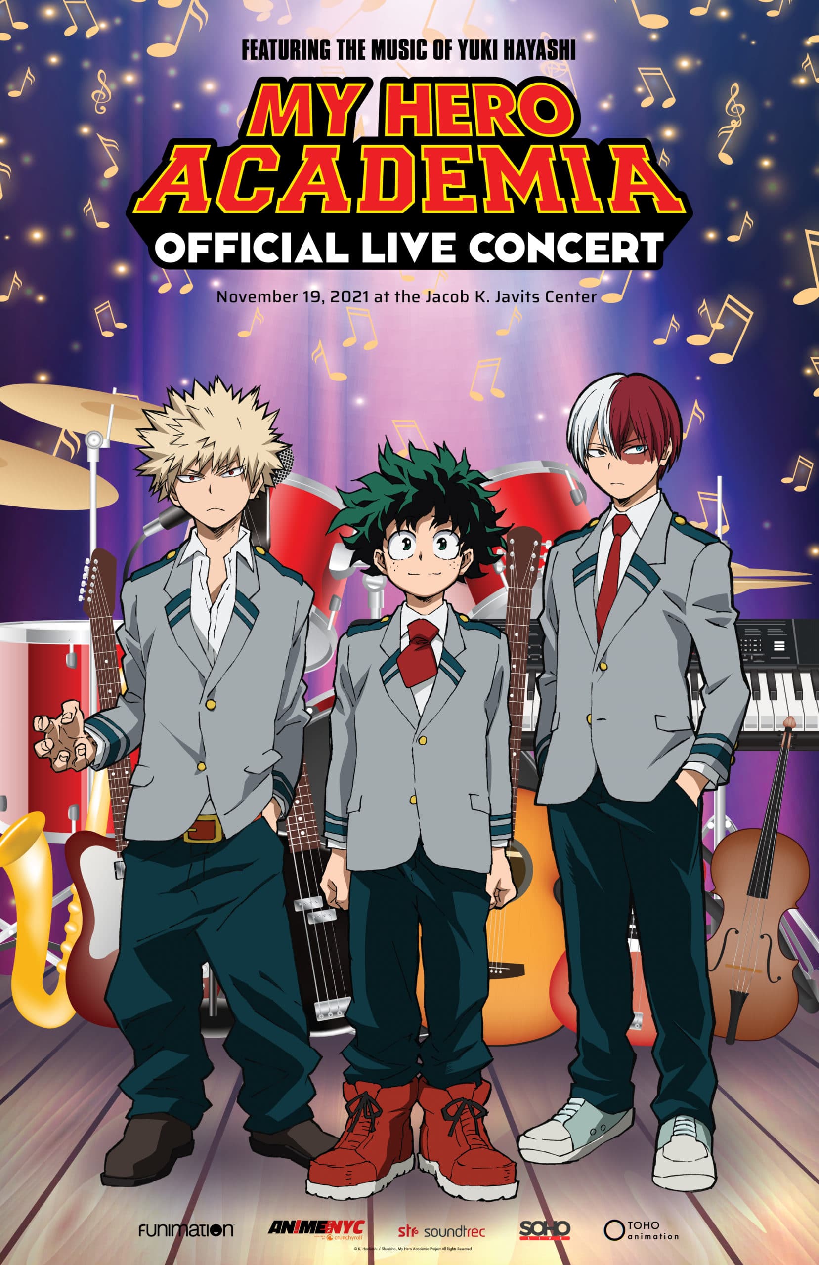 My Hero Academia Live Concert. Photo provided courtesy of Anime NYC