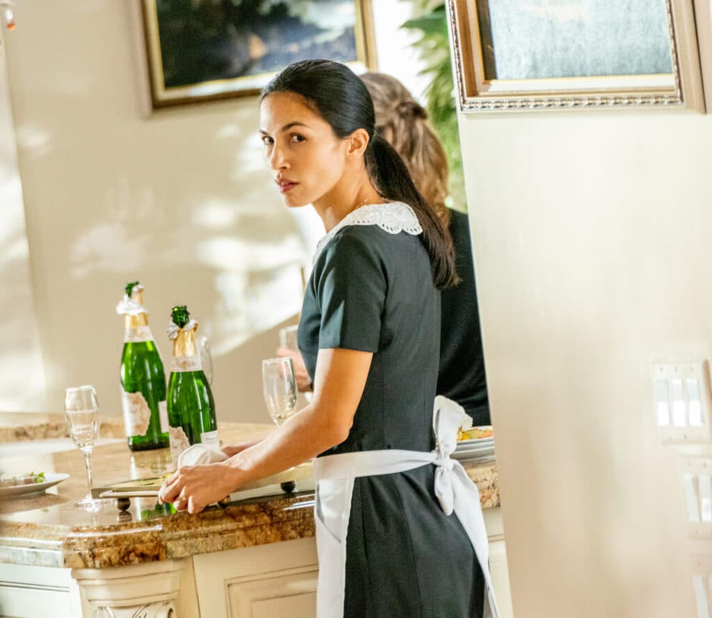 THE CLEANING LADY: Elodie Yung in the "Legacy" episode of THE CLEANING LADY airing Monday, Jan. 24 (9:00-10:00 PM ET/PT) on FOX. ©2022 Fox Media LLC. CR: Karen Kuehn//FOX