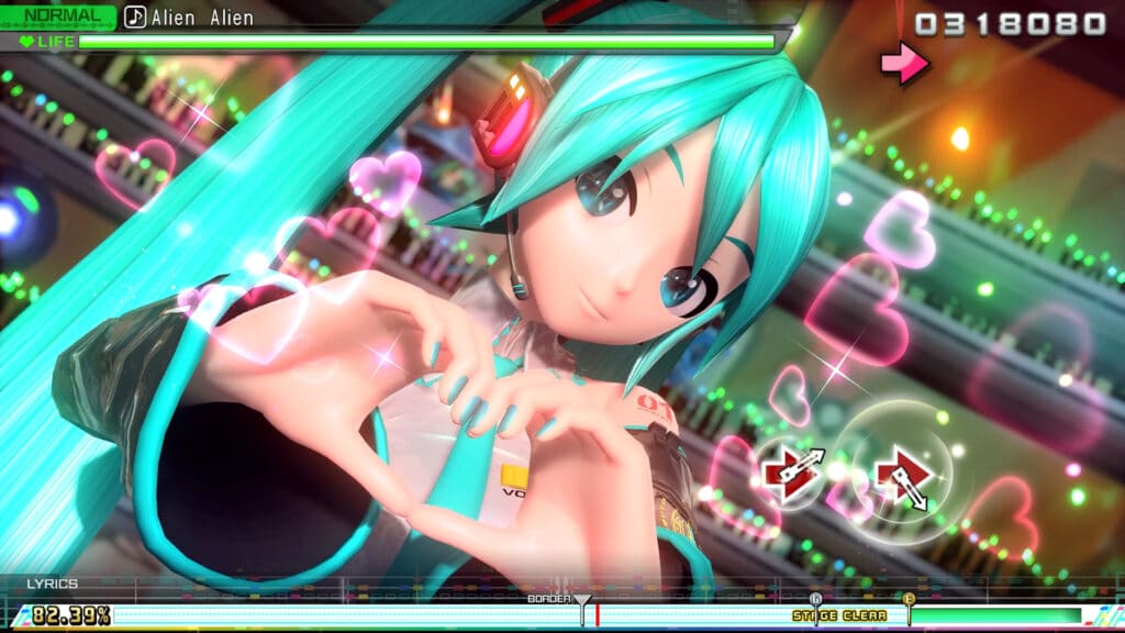 Hatsune Miku: Project DIVA Mega Mix+ Gameplay - Screenshot provided by SEGA