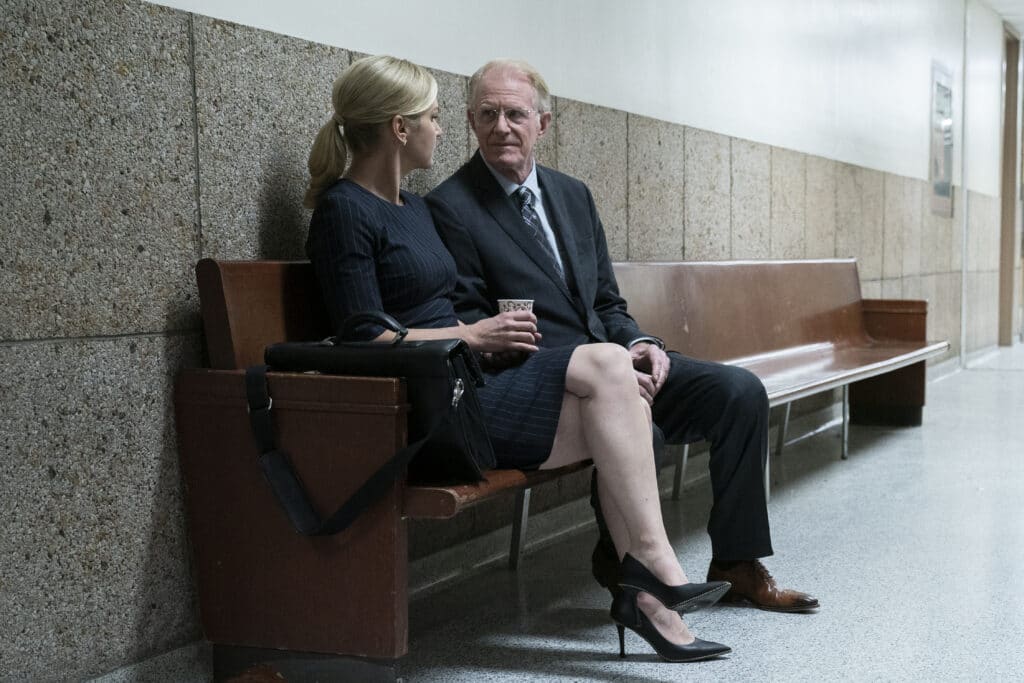Rhea Seehorn as Kim Wexler, Ed Begley Jr. as Clifford "Cliff" Main - Better Call Saul _ Season 6, Episode 6 - Photo Credit: Greg Lewis/AMC/Sony Pictures Television