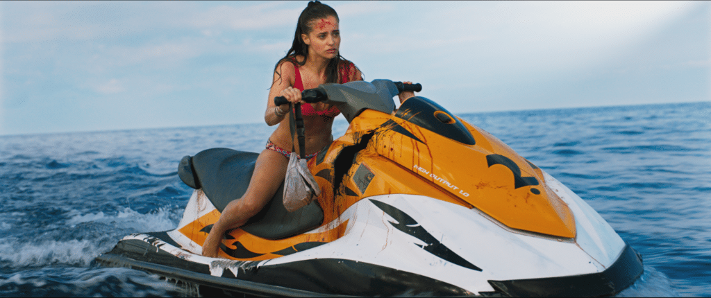 Holly Earl as Nat in film Shark Bait. Photo Credit: © 2022 Vertical Entertainment