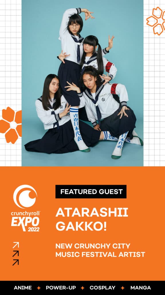 CRUNCHYROLL EXPO 2022 Announces New Music Fest Featuring ATARASHII