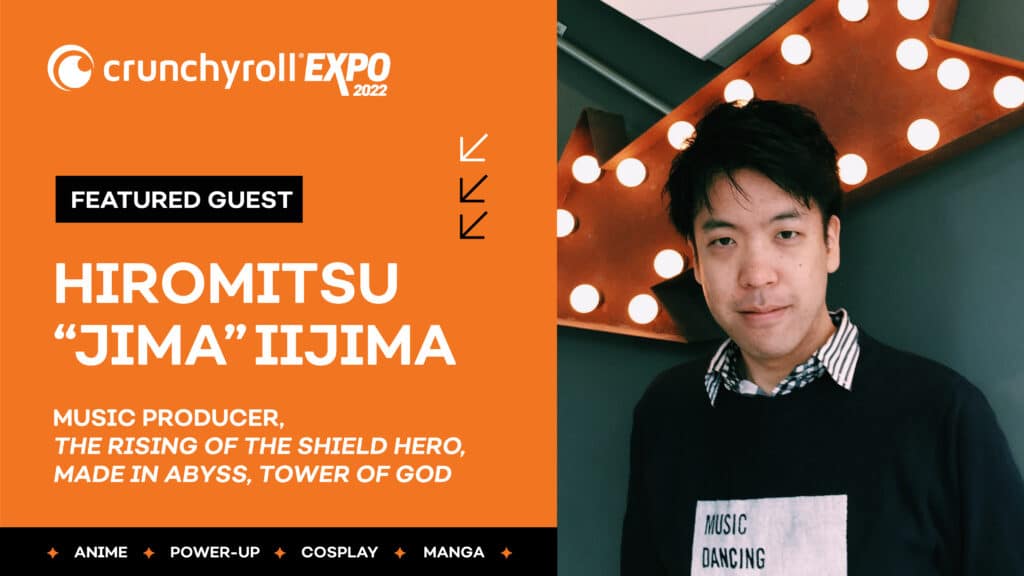 Hiromitsu "JIMA" Ijima - The Rising of the Shield Hero Music Producer and Director. Photo Credit: Crunchyroll