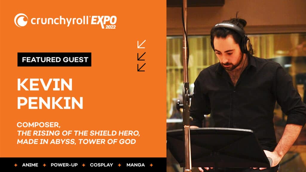 Composer Kevin Penkin - The Rising of the Shield Hero. Photo Credit: Crunchyroll