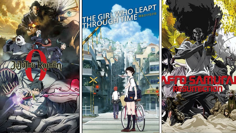 Crunchyroll September 2022 Anime Movie Release Schedule. Art Credit: From left to right - MAPPA, Madhouse, Gonzo