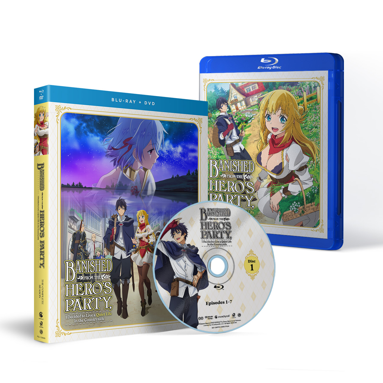 Banished from the Hero's Party I Decided to Live a Quiet Life in the Countryside - The Complete Series (Standard Edition) – Blu-ray + DVD. Photo Credit: Crunchyroll