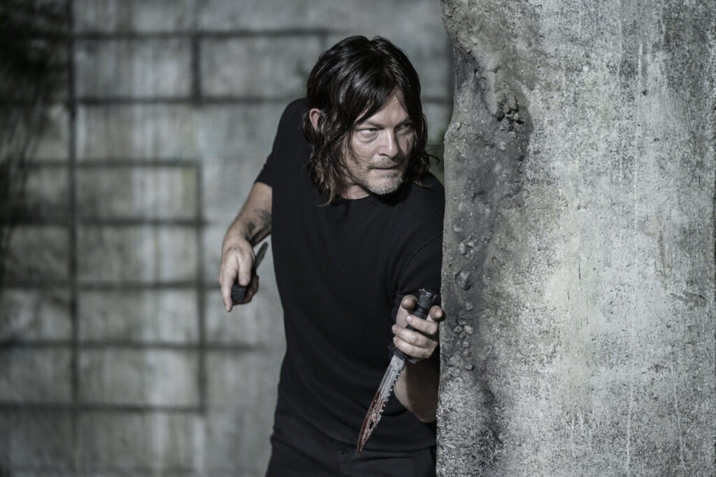 Norman Reedus as Daryl Dixon - The Walking Dead _ Season 11, Episode 17 - Photo Credit: Jace Downs/AMC