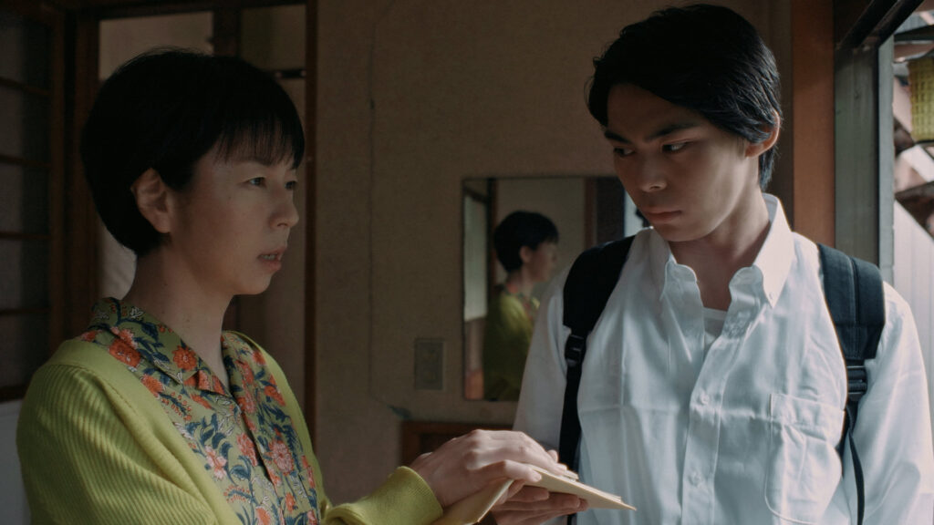 Nahana as Tomoko and Yu Uemura as Takeo in film 'She is me, I am her' Episode 4 "Deceive Me Sweetly". Photo Credit: © 2022 Omphalos Pictures