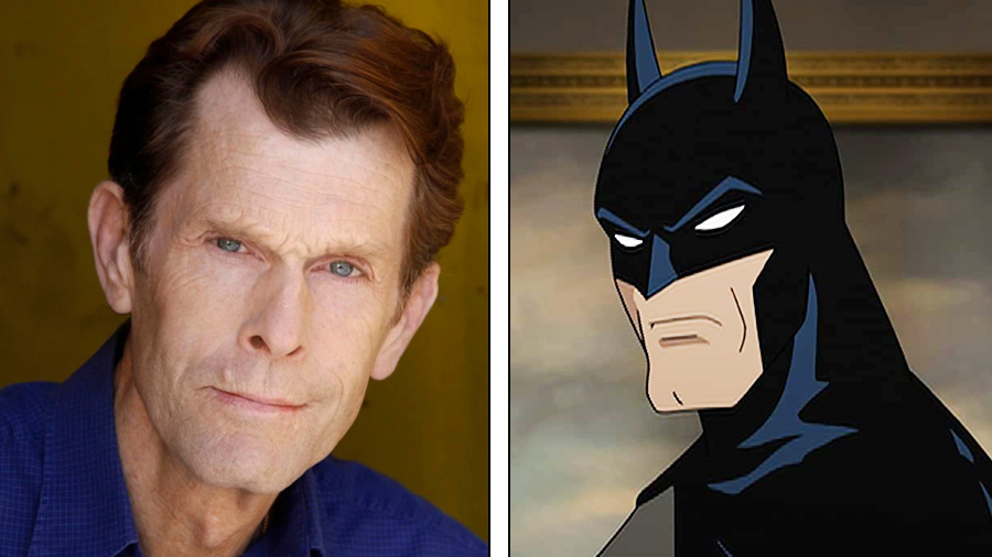 Kevin Conroy and Batman. Photo Credit: DC Comics (left) / © 2016 Warner Bros. Animation (right)